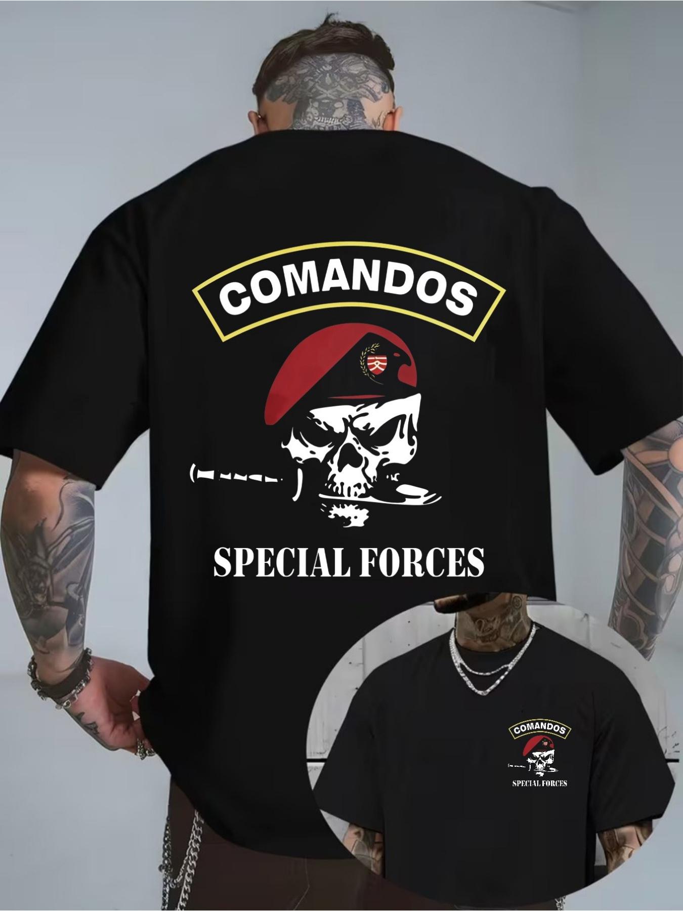 This Amusing And T-Shirt Showcases a Skull Adorned with a Beret And Crossbones Design XL