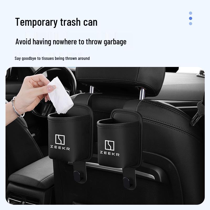 Zeekr 001/007/009 Multi-functional Car Cup Holder and Seat Back Hook Storage Box