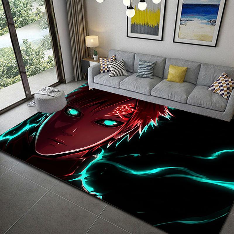 Naruto Classic Anime Pattern Rug Durable Non-Slip Carpet for Bedroom Game Room