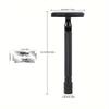 Double Edge Safety Razor for Men, with 10 Safety Razor Blades, Single Blade Razor, Reusable Travel Essentials Men Razor