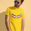 ECUADOR Retro Strip Football T-Shirt Mens World Cup South America 2024