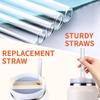 64oz Straw Compatible With Stanley, Extra Long Quencher, Cleaning Brush And Iceflow Flip Straw Tumbler 64 oz