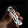 Stainless Steel Folding Fruit Paring Knife Portable Keychain Non-slip Utility Knife for Home Picnic Outdoor 1pc