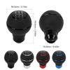 Shift Knob Decorative Aluminum Alloy 5 Speed Easy To Use Gear Stick Knob Universal Stylish with 4 Adapter Sleeve for
