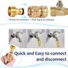 Male Female Threads Garden Hose Quick Connector 3/4 Inch Thread Water Hose Connector  Car Washing