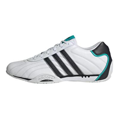 Mercedes-AMG Petronas Formula One Team x Adi Racer Low Weiß Schwarz Silber Metallic Unisex Sneaker Wolkenweiß Kernschwarz JR4544