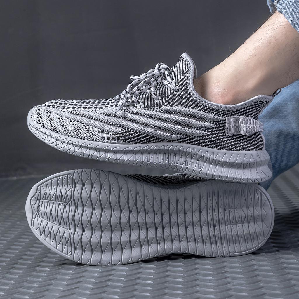 Mesh Men Casual Shoes Summer Breathable Sneakers  Lightweight Walking Footwear Male Running Sport Shoes
