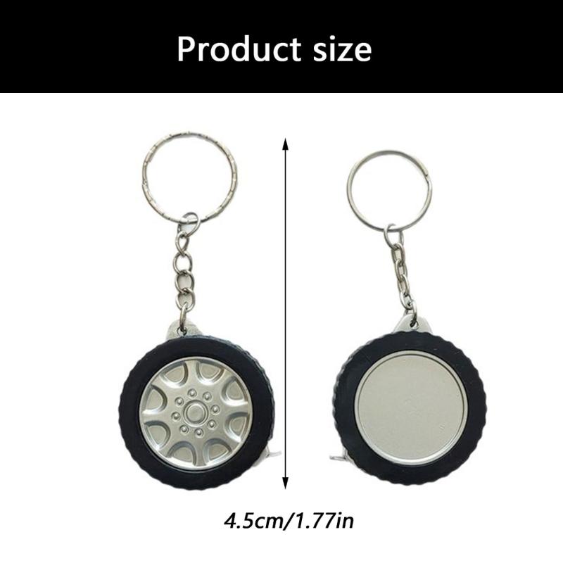 Tyre Shape Tape Measure High Accuracy 1M Ranges Measuring Tape Ruler for Various Measuring Environment