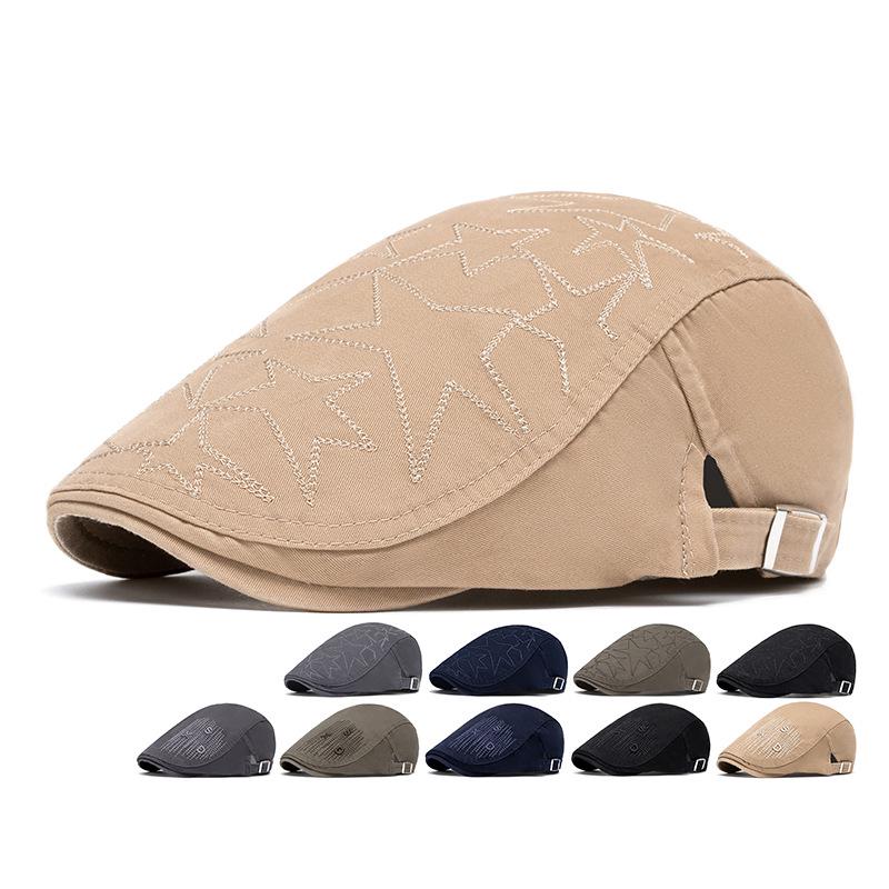 Men's and Women's Spring/Summer Fashion Cap: Versatile Duckbill, Flat Cap, Newsboy, and Beret Hat Styles