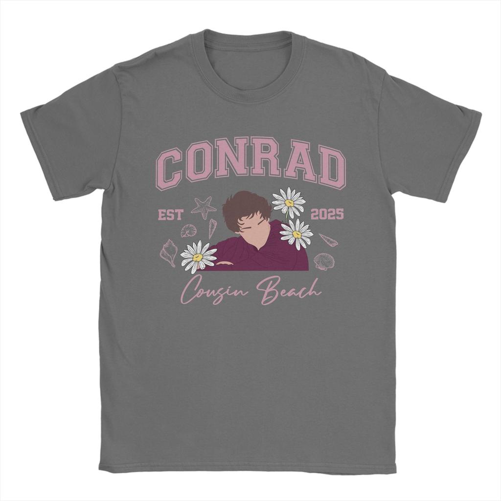 Team Conrad T-Shirt Man  Streetwear Pure Cotton T Shirts Summer O Neck Hipster Tees Cheap Oversized Clothing