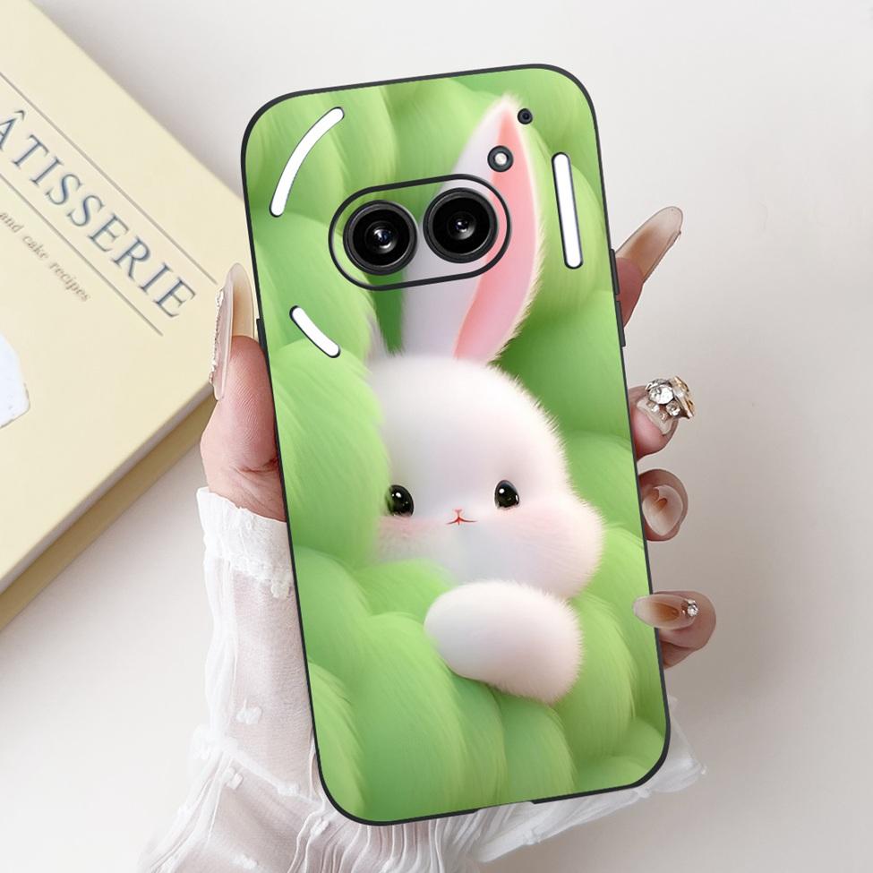6.7" For Nothing Phone 2A Case A142 Silicone Luxury Flower Cute Cartoon Funny Shockproof Phone Case For Nothing Phone (2A) Cover