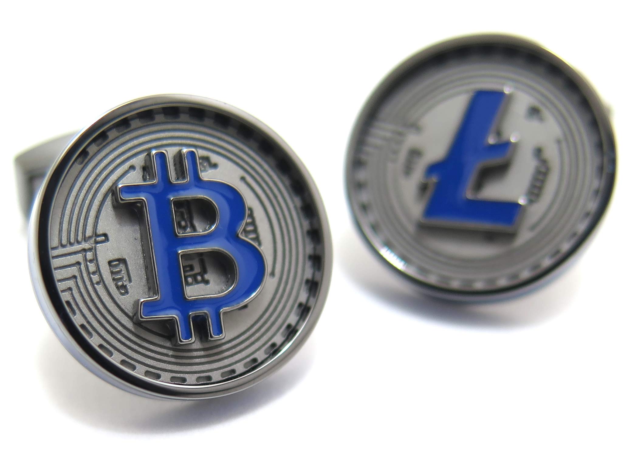 

TATEOSSIAN Novelty Blockchain Cuffs (Gunmetal) (Cufflinks)