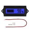 12 84V GY 6G Battery Power LCD Display Voltage Meter Voltmeter with Light Alarm (Blue Light)