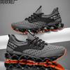 Blade Men's Shoes Breathable Fly Weaving Running Casual Shoes Sports Shoes Versatile Large Size Trendy Shoes Men