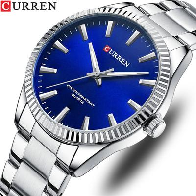 Men's Steel Band Business Watch Quartz Calendar Men's Sports Watch for Students