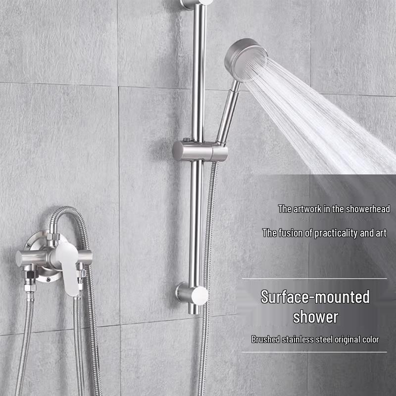 304 Stainless Steel Shower Mixer Tap for Hot and Cold Solar Water Heaters