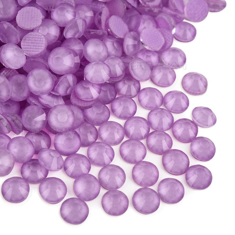 Imitation Glass Hot Diamond Rhinestone, Hot Melt Adhesive Bottom Protein Porcelain White Diy Crystal Beauty Clothing Accessories