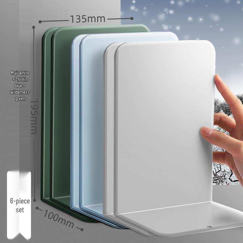 2-Piece Retractable Metal Book Stand and Bookend for Students