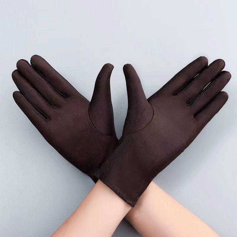 Four Seasons Lightweight Sun Protection Elastic Gloves for Men & Women - Thin Driving & Performance Jewelry Gloves