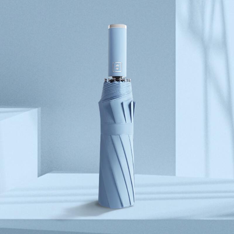 10-Rib Semi-Automatic Business Sun & Rain Umbrella