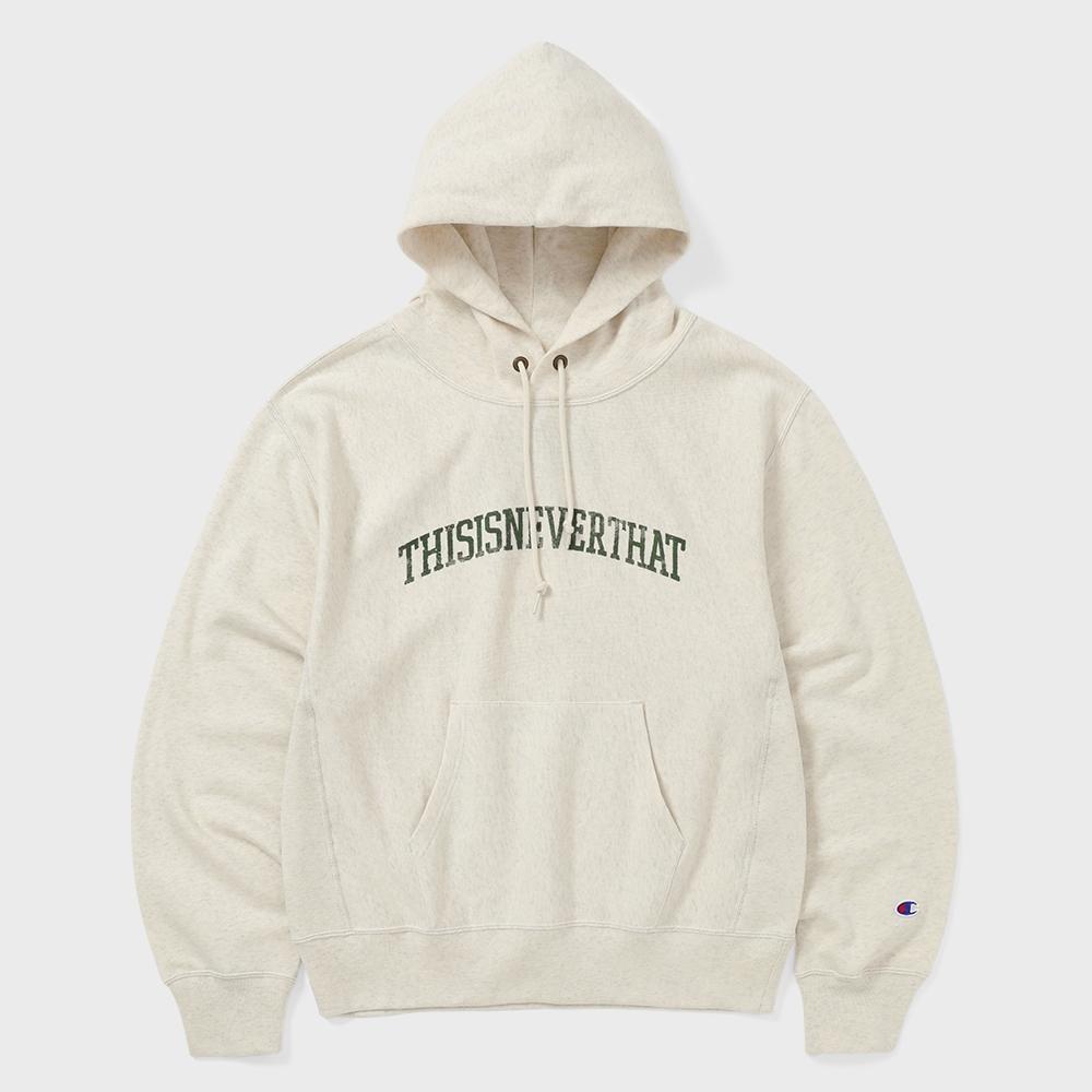

Thisisneverthat Champion Tnt Reverse Weave Hoodie Oatmeal L