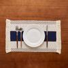 1/4/6pcs Farmhouse - Style Rectangular Placemats, Woven Tassel Table Mats. Ideal for Decorating Dining and Kitchen Tables,