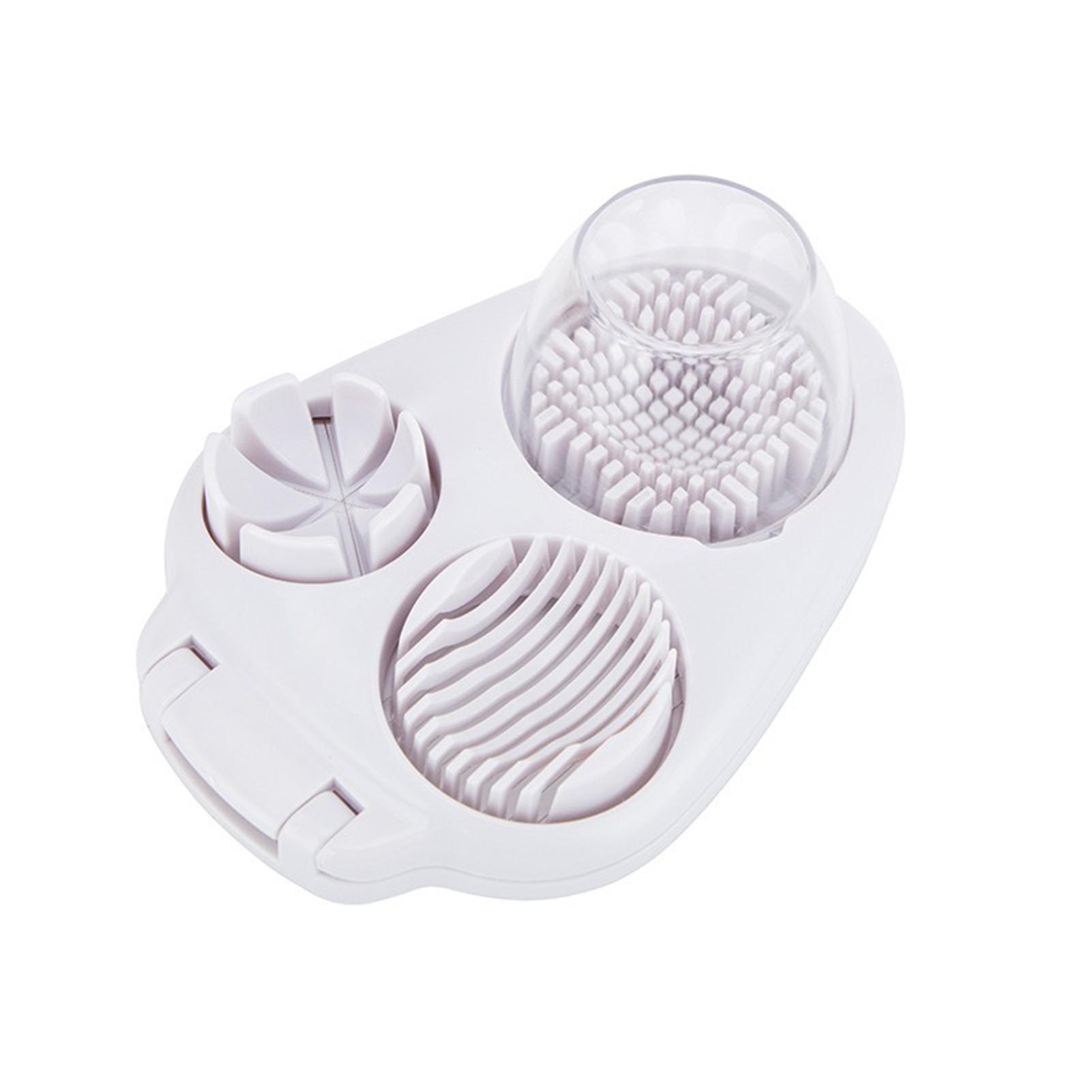 Heat-resistant Stainless Steel Cutter For Egg Slicing Egg Slicer 3 In 1 Multi-function Easy To Clean