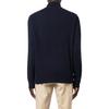 Polo Ralph Lauren Solid Color Zip Neck Long Sleeve Wool Sweater Men sweater Navy-Blue 710876719-001