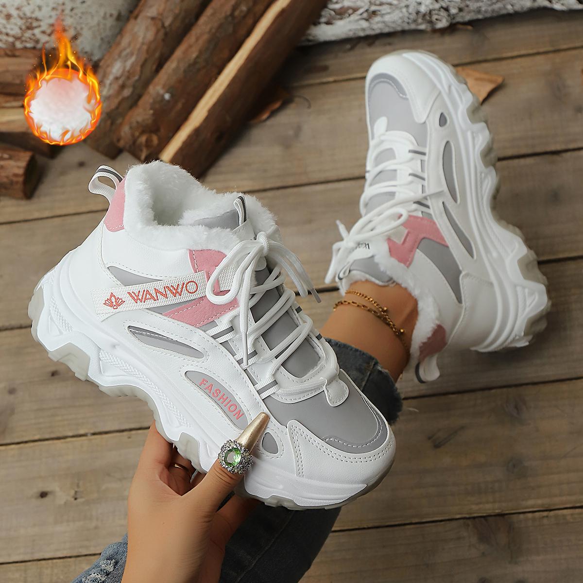 

Fashion 2025 New Women Casual Snow Boots Winter Outdoor Walking Ankle Boots Non Slip Comfortable Designer Shoes Women Zapatos De Mujer 35