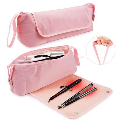 Organizer-Tasche für Haarwerkzeuge mit hitzebeständiger Matte