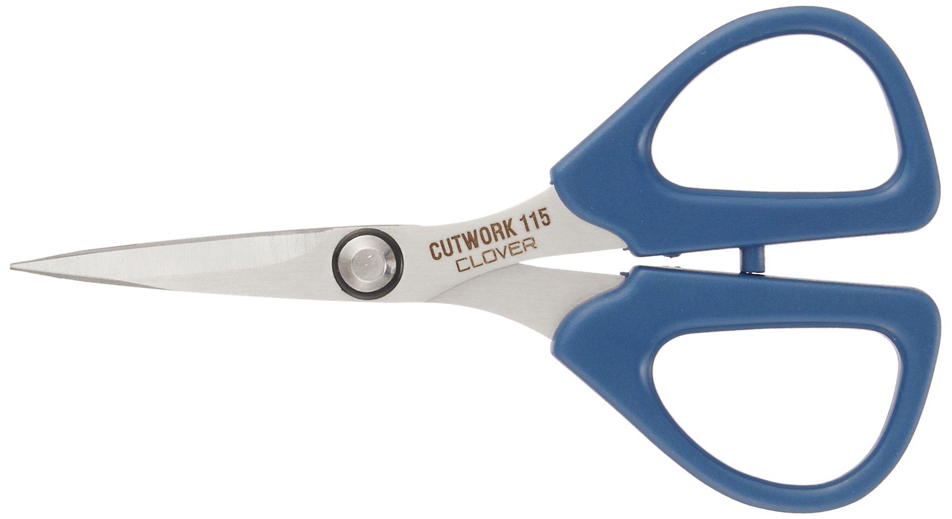 

Clover Cutwork Scissors 115 with Sack 36-666 синий