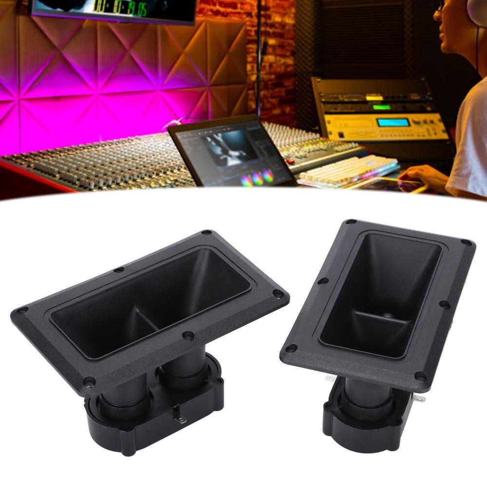 2PCS 75-150 Watts Horn Tweeter Dual Drive High Sensitivity Speaker  Audio Accessories