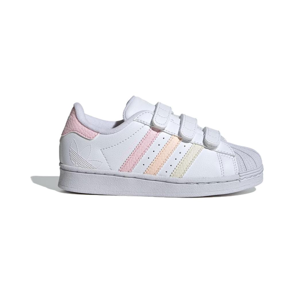 adidas Originals Superstar Rahat Çok Yönlü Darbe Emici Dayanıklı Düşük Bilekli Çocuk Spor Ayakkabıları Çocuk Spor Ayakkabıları Beyaz IF3573