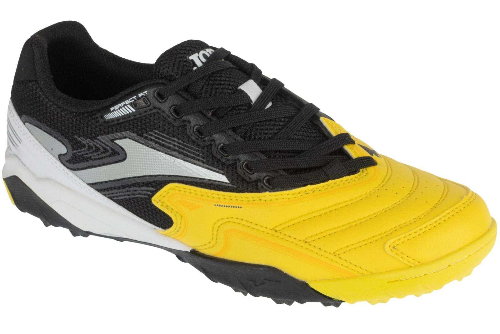 Joma Cancha 26 CANS TF, Herren schwarze Kunstrasen-Fußballschuhe 44 schwarz