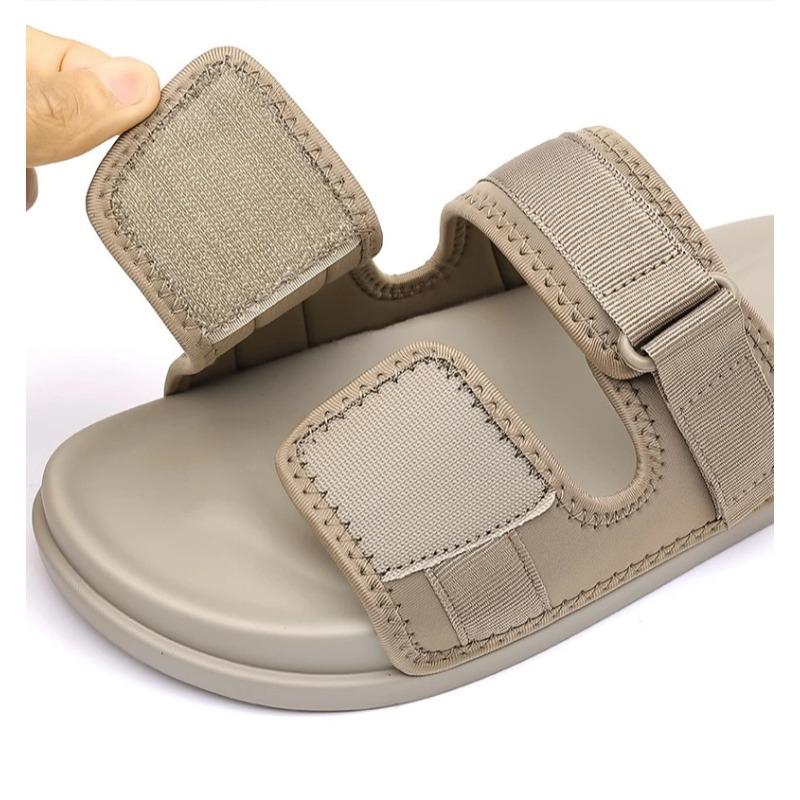 Men's Slippers Summer Trendy Fashion Versatile Drag Wear Soft Soled Beach Shoes Summer Men Sandals