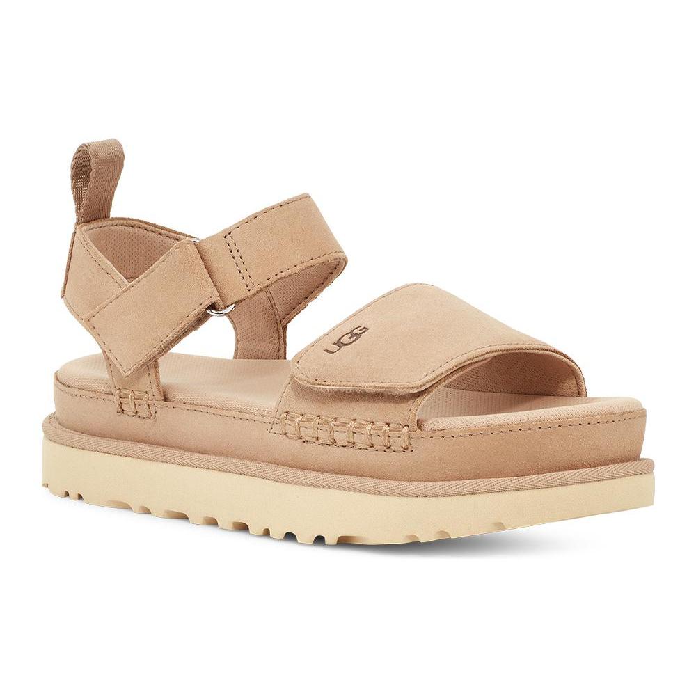 New UGG Goldenstar Platform Sandal Driftwood Women's 1136783-DRI