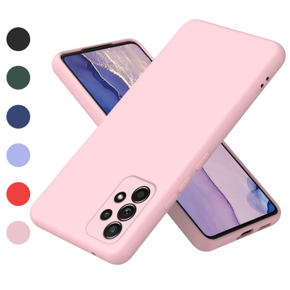 Luxury Phone Case for Samsung A23 5G Smooth Liquid Silicone Fundas For Galaxy A23 5G Camera Protective Back Cover Case