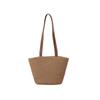 Summer seaside vacation straw bag women's bag woven bag new striped commuter shoulder tote bag large capacity