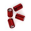 4Pcs 3D Metal Car Wheel Tire Valve Stem Caps Waterproof Dust Cover for Toyota GR Supra Corolla Hilux C-HR Yaris GT86 Accessories HP7