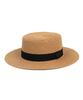 Summer Brown Flat Panama Hat