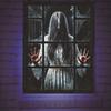 Halloweenowe Dekoracyjne Naklejki na Okno Straszne Naklejki 2 Arkusze