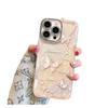 Crystal Butterfly for Apple 17promax Personality 16 New 15 Mobile Phone Case iPhone13 Electroplating 11 Creative