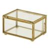 Geometric Glass Jewelry Box Flower Pots