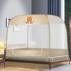Yurt Mosquito Net Free Installation Square Top Steel Wire Tent Foldable Zipper Double Door Bottom Household Summer Mosquito Proof