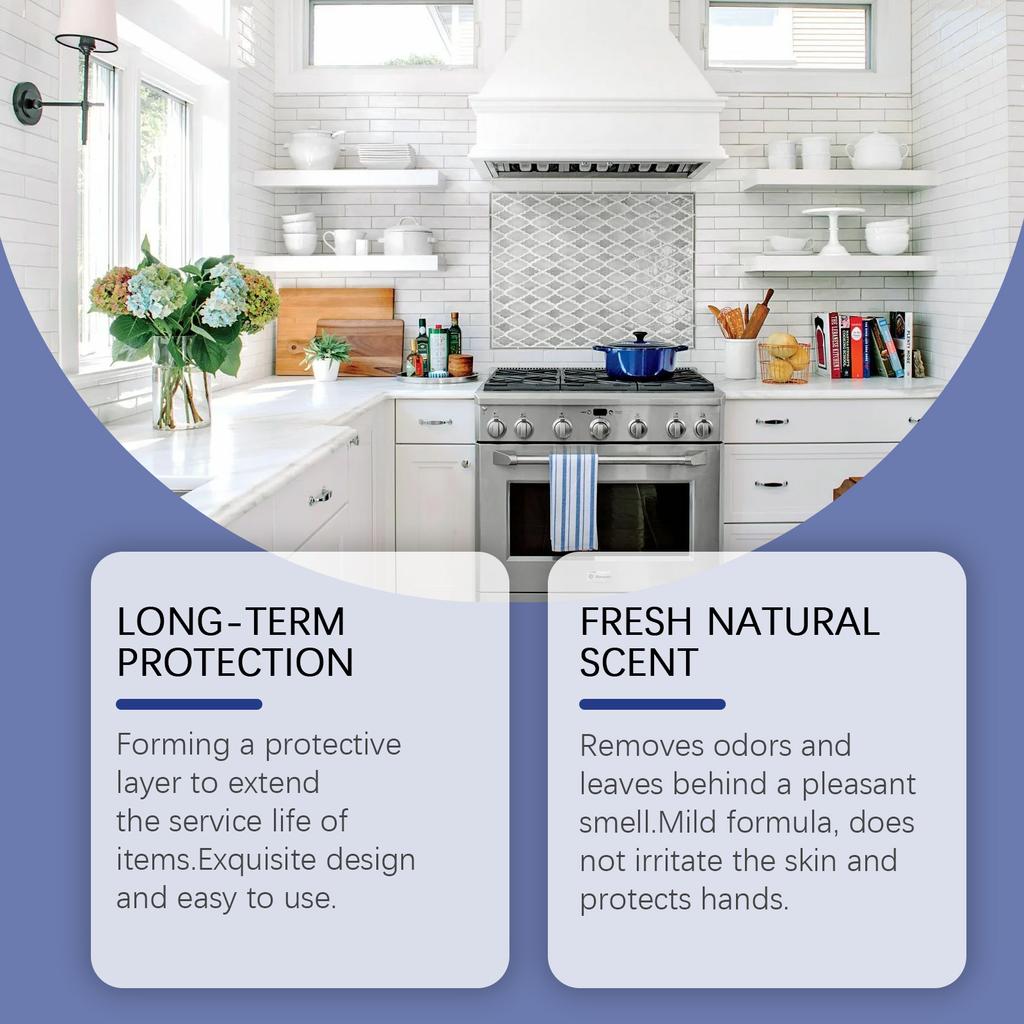 Multi-Purpose Cleaning Spray - Multi-Effect Household Cleaner for Heavy Grease In Kitchen & Tile Stains