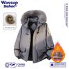Wassup Sohot Men's Fur Collar Parka