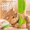 Cat Scratcher Toy with Massage Brush - Wall Corner Furniture Leg Binding Silicone Pet Grooming Relief Boredom Toy