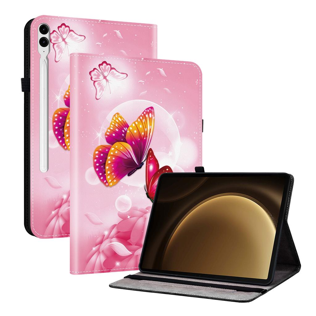 PU Leather Tablet Case for Samsung Galaxy Tab S10+ (12.4")-11 Styles! Durable,with 2 Stand Slots,Pencil Holder & Card Slots,Flexible TPU Back Cover
