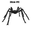 Halloween Home Decor Yard Porch Ornament Haunted House Realistic Artificial Spider Black Plush Halloween Giant Fake Spiders