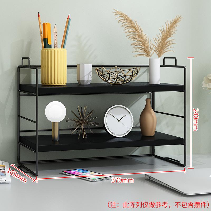Desktop Storage Rack Office Desk Storage Multi Story Dormitory Desk Dining Table Table Top Shelf Small Bookshelf